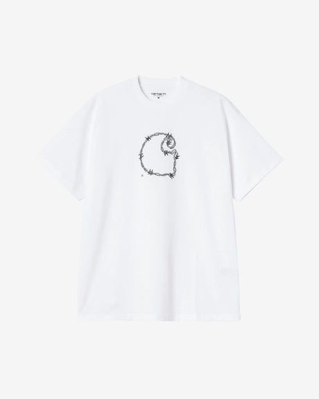 Carhartt WIP Apparel S/S Barbwire C T-Shirt White