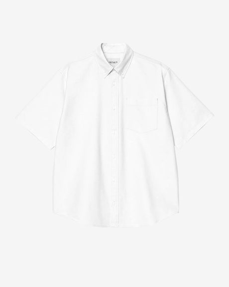 Carhartt WIP Apparel S/S Braxton Shirt White