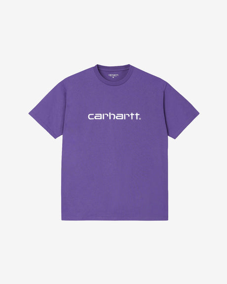 Carhartt WIP Apparel S/S Carhartt Embroidery T-shirt 'Imperial Palace/White'