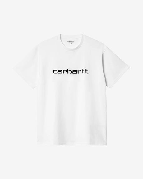 Carhartt WIP Apparel S/S Carhartt Embroidery T-Shirt White/Black