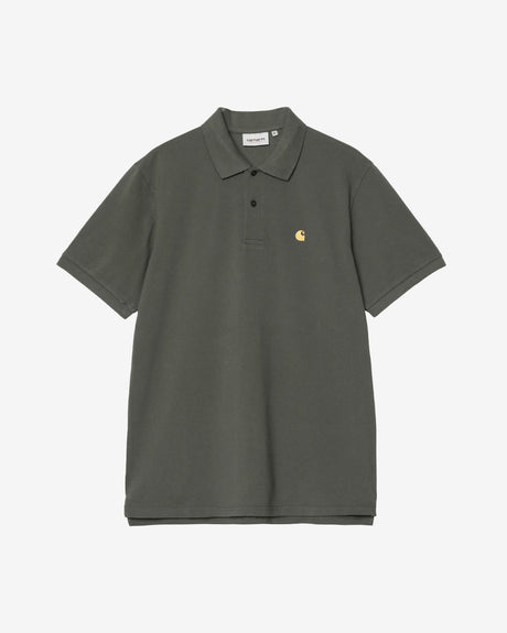 Carhartt WIP Apparel S/S Chase Pique Polo Leaf/Gold