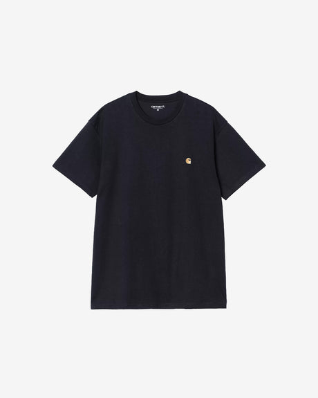 Carhartt WIP Apparel S/S Chase T-Shirt 'Dark Navy/Gold'