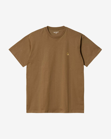 Carhartt WIP Apparel S/S Chase T-Shirt Hamilton Brown/Gold