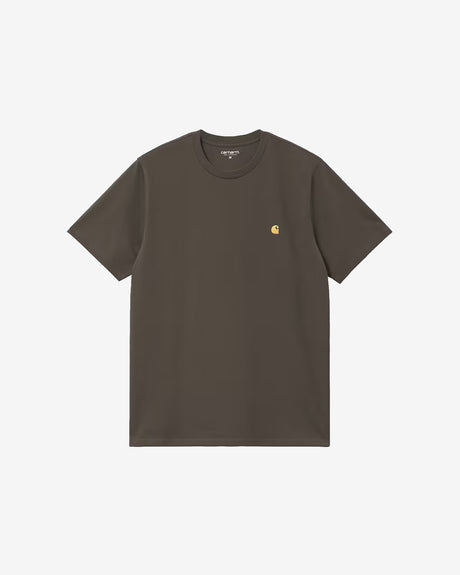 Carhartt WIP Apparel S/S Chase T-Shirt 'Shungite/Gold'