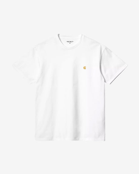 Carhartt WIP Apparel S/S Chase T-Shirt White/Gold