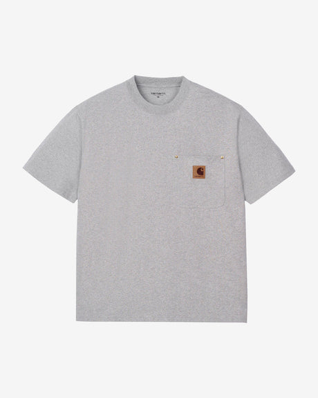 Carhartt WIP Apparel S/S Eldon Pocket T-Shirt Grey Heather