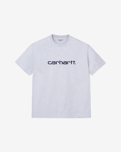 Carhartt WIP Apparel S/S Embroidery T-shirt ‘Ash Heather/Blue’