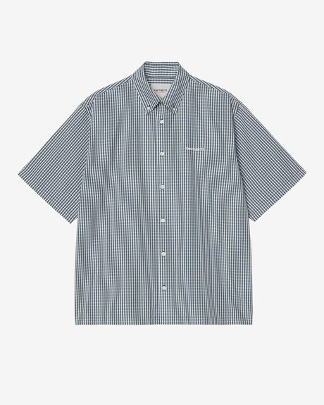 Carhartt WIP Apparel S/S Groff Shirt Blue River
