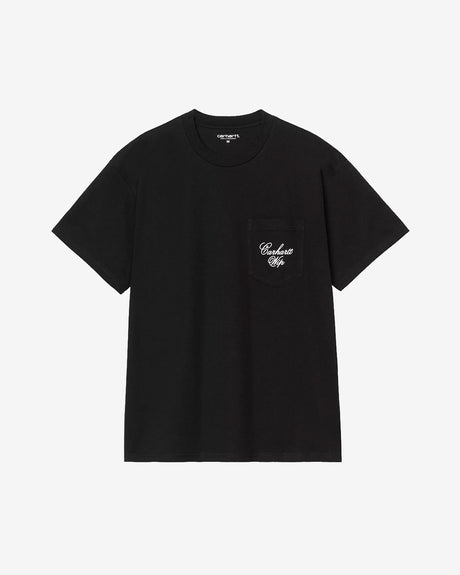 Carhartt WIP Apparel S/S Longhand Pocket T-Shirt Black/White