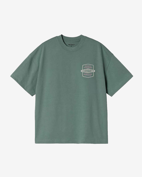 Carhartt WIP Apparel S/S Networks T-Shirt Silver Pine