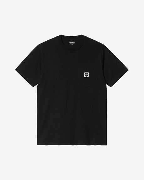 Carhartt WIP Apparel S/S Pocket Heart T-Shirt Black/Black
