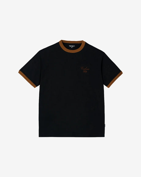 Carhartt WIP Apparel S/S Ringer T-shirt ‘Black/WIP H Brown’