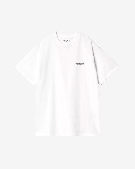 Carhartt WIP Apparel S/S Script Embroidery T-Shirt White/Black
