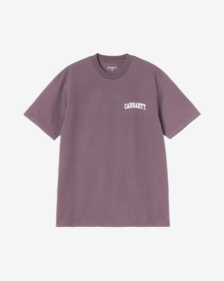 Carhartt WIP Apparel S/S University Script T-Shirt Phlox/White