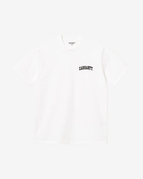 Carhartt WIP Apparel S/S University Script T-Shirt White/Black