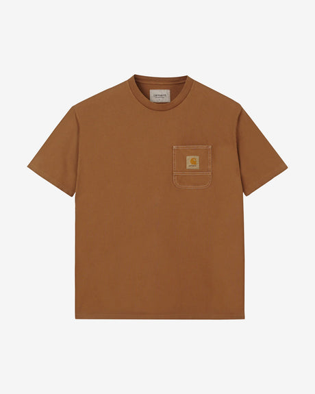 Carhartt WIP Apparel S/S Work Pocket T-Shirt Bison/White