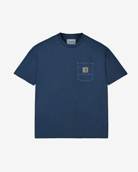 Carhartt WIP Apparel S/S Work Pocket T-Shirt Blue River/White