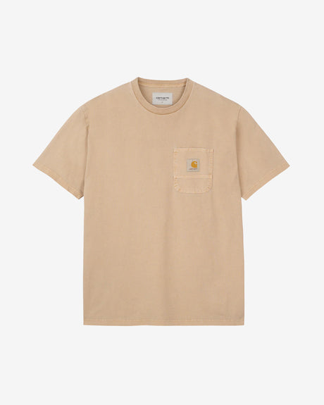 Carhartt WIP Apparel S/S Work Pocket T-Shirt Dusty H Brown/White