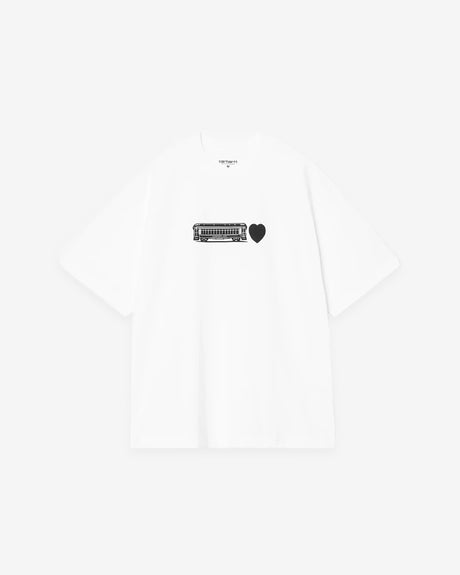Carhartt WIP Apparel XL S/S Deconstructed Label T-Shirt ‘White