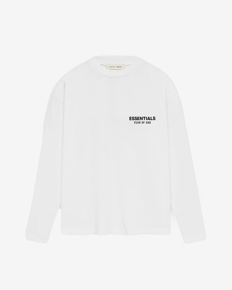 Fear of God ESSENTIALS Apparel Classic Long Sleeve Tee Bright White