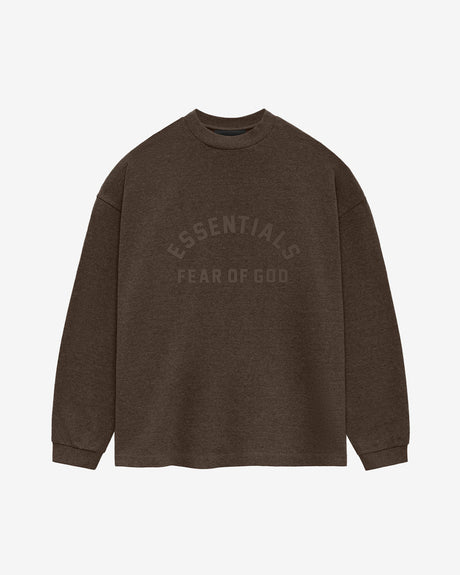 Fear of God ESSENTIALS Apparel Essentials Heavy L/S Tee Heather Wood