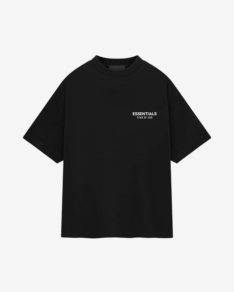 Fear of God ESSENTIALS Apparel Jersey Crewneck Tee Black