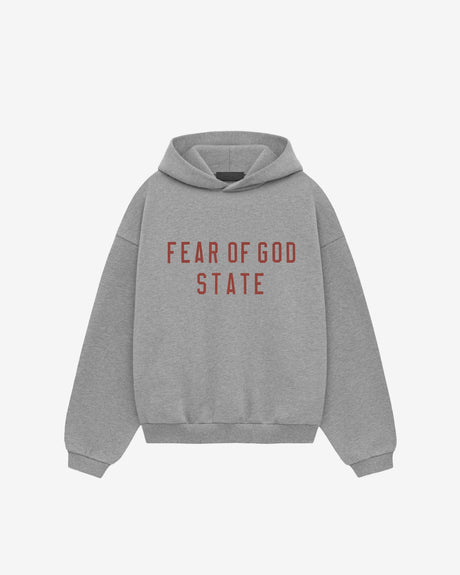 Fear of God ESSENTIALS Apparel Kids Fleece Hoodie Dark Heather