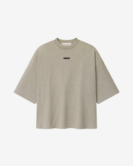 Fear of God ESSENTIALS Apparel Merch Tee Boxy Fit 'Seal Heather'