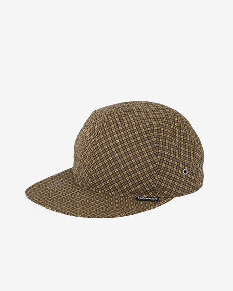 Gramicci Accessories One size Mini Check Nylon Cap ‘Brown Check’