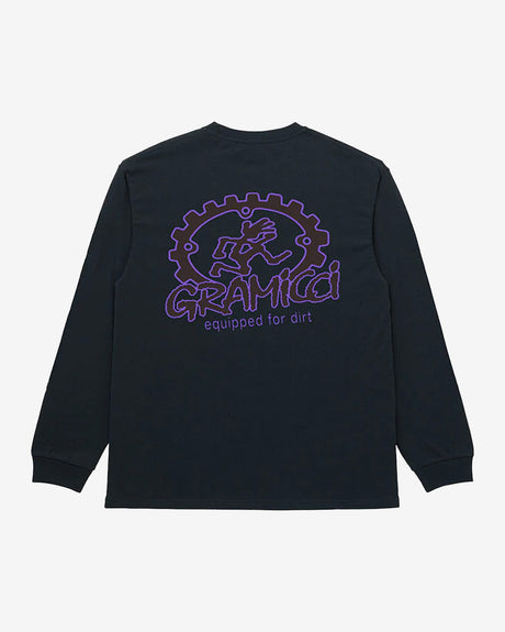 Gramicci Apparel Equipped For Dirt L/S Tee Vintage Black
