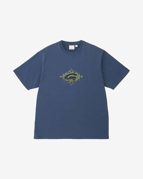 Gramicci Apparel Flames Tee 'Navy'