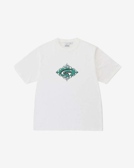 Gramicci Apparel Flames Tee 'White