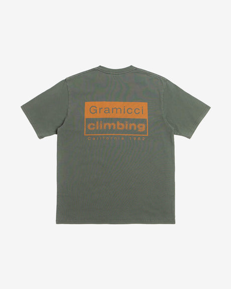 Gramicci Apparel Gramicci Climbing Tee Pigment Dyed 'Sage'