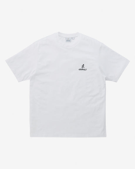 Gramicci Apparel One Point Logo Tee White