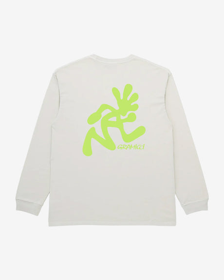 Gramicci Apparel Running Man L/S Tee Pigment Dyed Natural Pigment