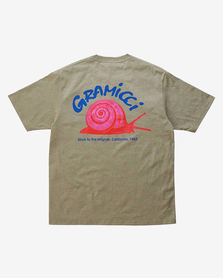 Gramicci Apparel Snail Tee Khaki