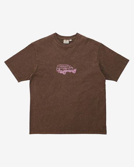 Gramicci Apparel Truck Tee Brown Pigment
