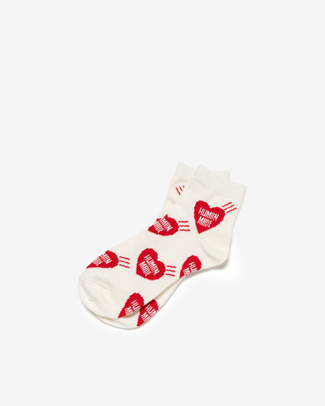HUMAN MADE Accessories Heart Short Socks ‘White'