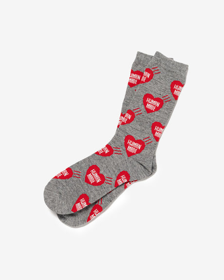 HUMAN MADE Accessories Heart Socks ‘Gray'