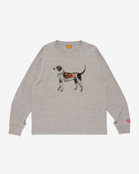HUMAN MADE Apparel Graphic L/S T-Shirt Grey