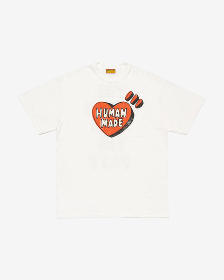 HUMAN MADE Apparel Graphic T-Shirt ‘White'