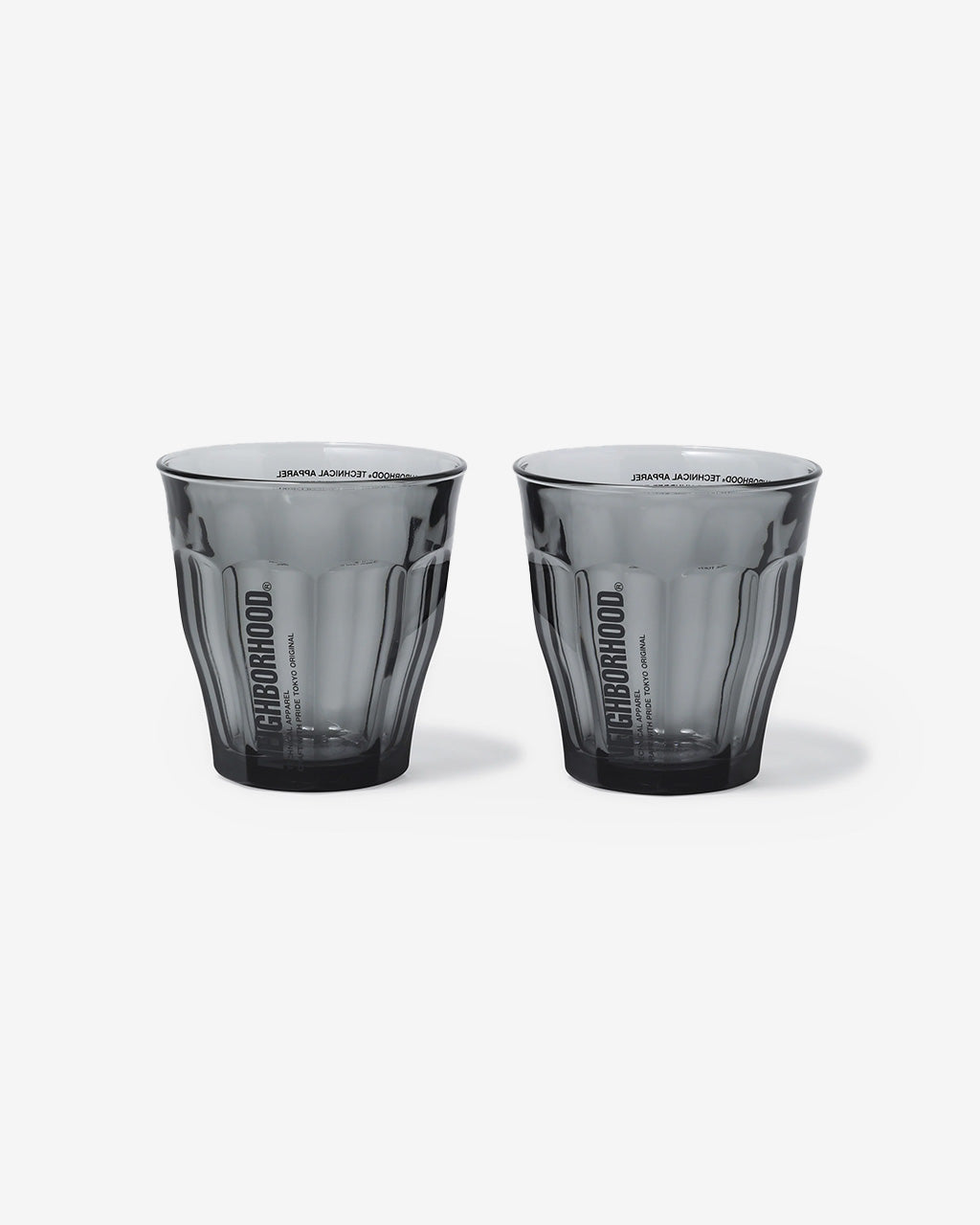 Neighborhood Logo Duralex Glass Set in Gray | Commonwealth