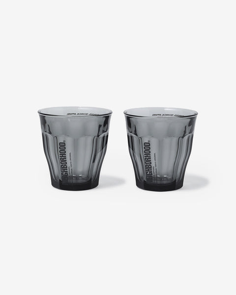 Neighborhood Logo Duralex Glass Set in Gray | Commonwealth Neighborhood Logo Duralex Glass Set in Gray | Commonwealth