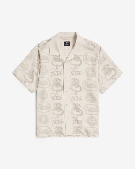 Patta Apparel Serpentes Summer Shirt Pumic Stone