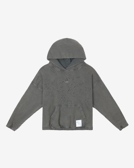 Satisfy Apparel MothTech Hoodie 'Faded Black'