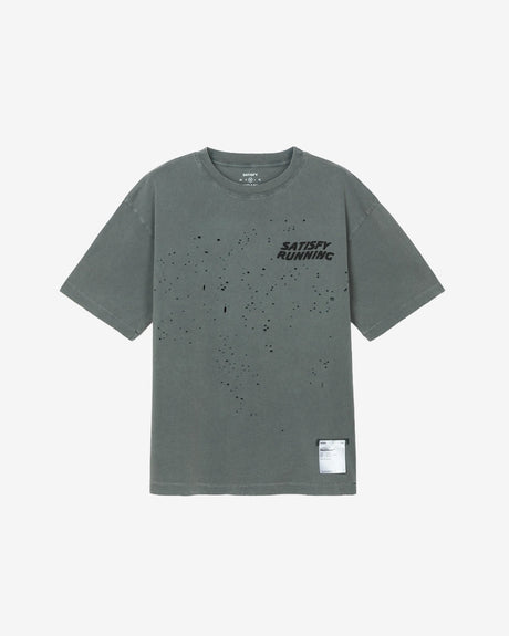 Satisfy Apparel MothTech T‑Shirt 'Faded Black'