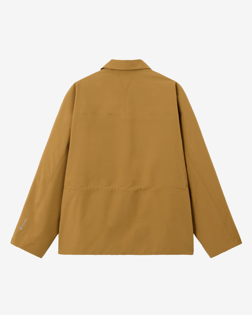 Stone Island 3L GORE-TEX BIONIC Polyester Coach Jacket in Dark Beige ...