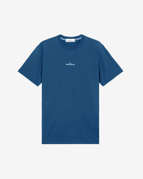 Stone Island Apparel Institutional Four Logo T-Shirt Dark Blue