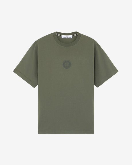 Stone Island Apparel Seasonal Quilting One T-Shirt Musk Green