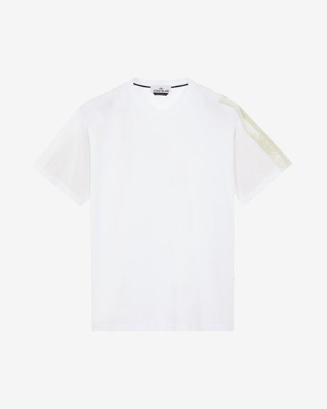 Stone Island Apparel Stripes Two T-Shirt White